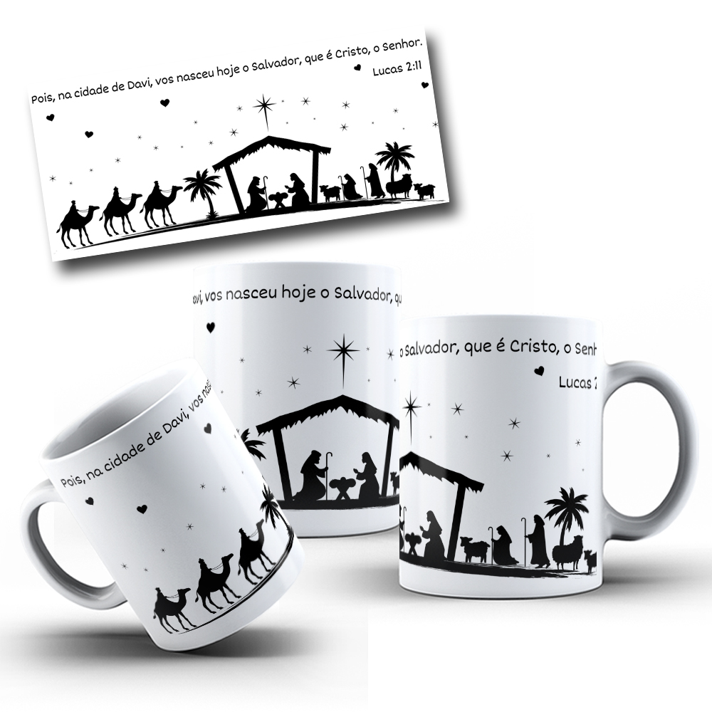 10 Artes para Caneca Natal Arquivo em Jpg  4