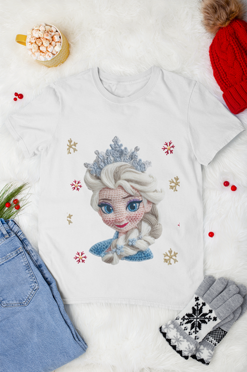 48 Artes para Camisa Natal com Efeito Bordado Arquivo em Png 13