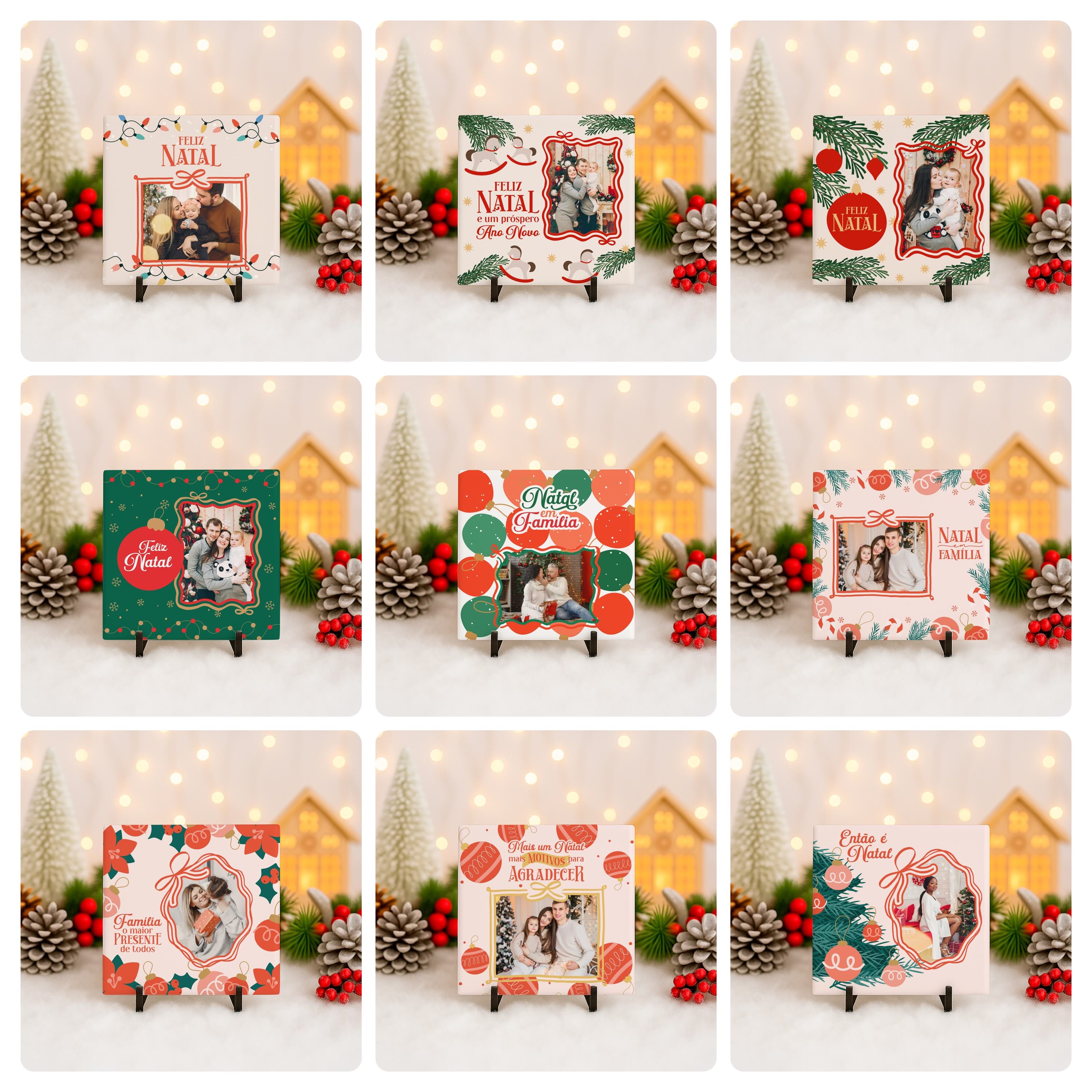 72 Artes para Caneca Camisa e Azulejo Natal Com Foto Arquivo Editável 4