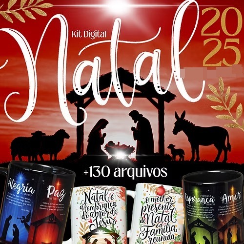 35 Artes para Caneca e Azulejo Natal Arquivo em Png 3