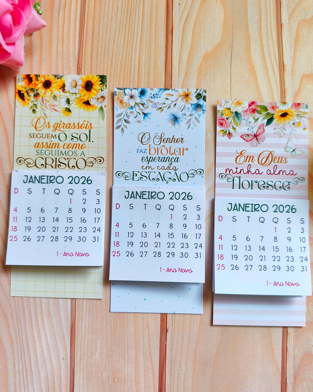 Arquivo Calendário Cristão Floral 2026 Arquivo em Jpg 5