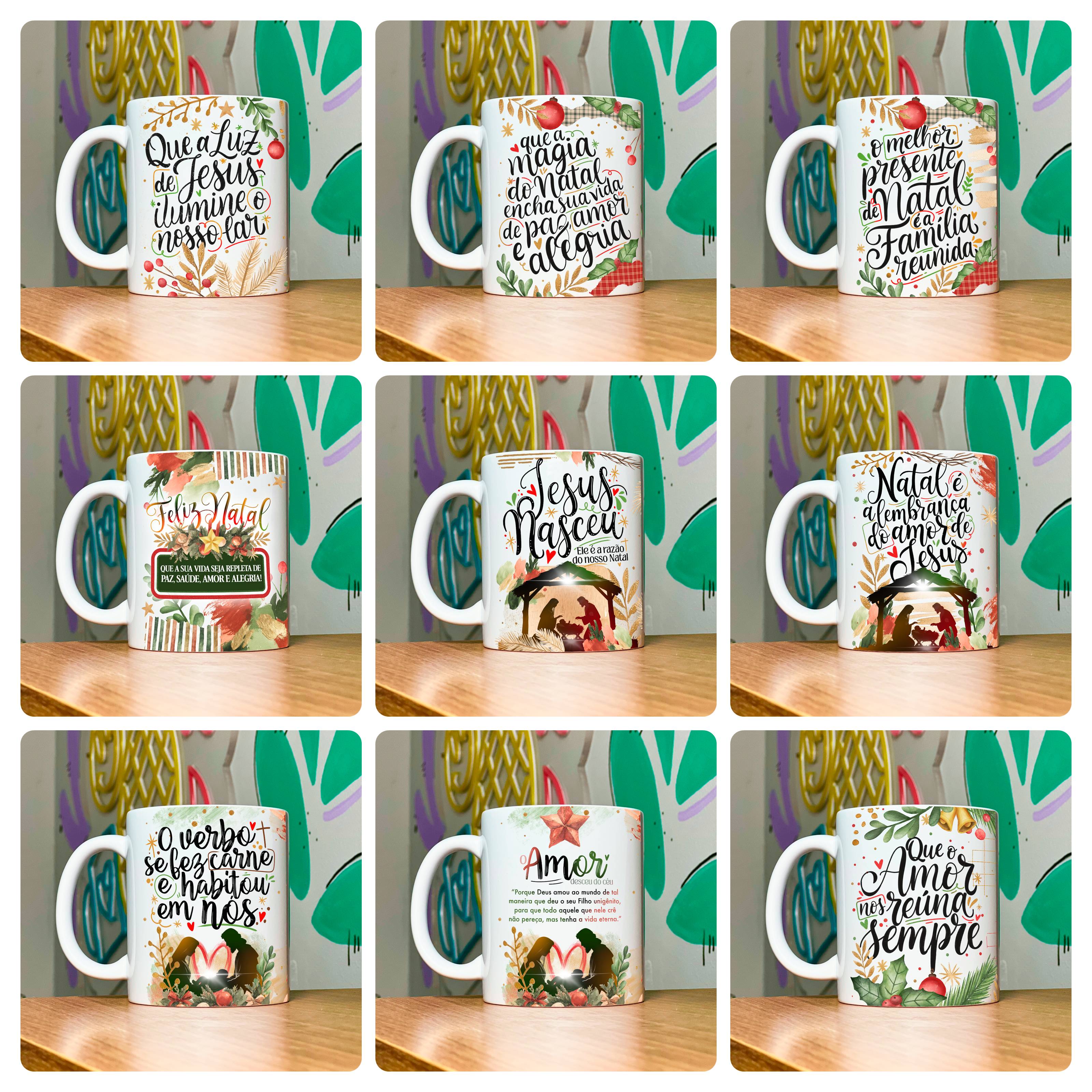 35 Artes para Caneca e Azulejo Natal Arquivo em Png 2