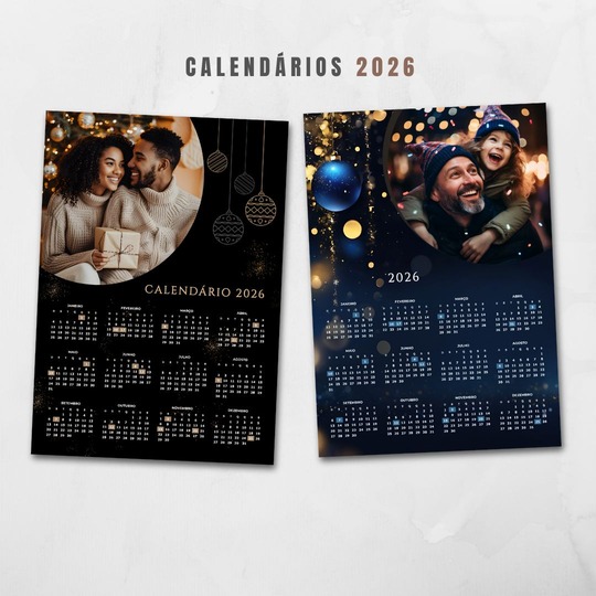 30 Artes para Calendarios Com Foto 2026 Arquivo em Png  10