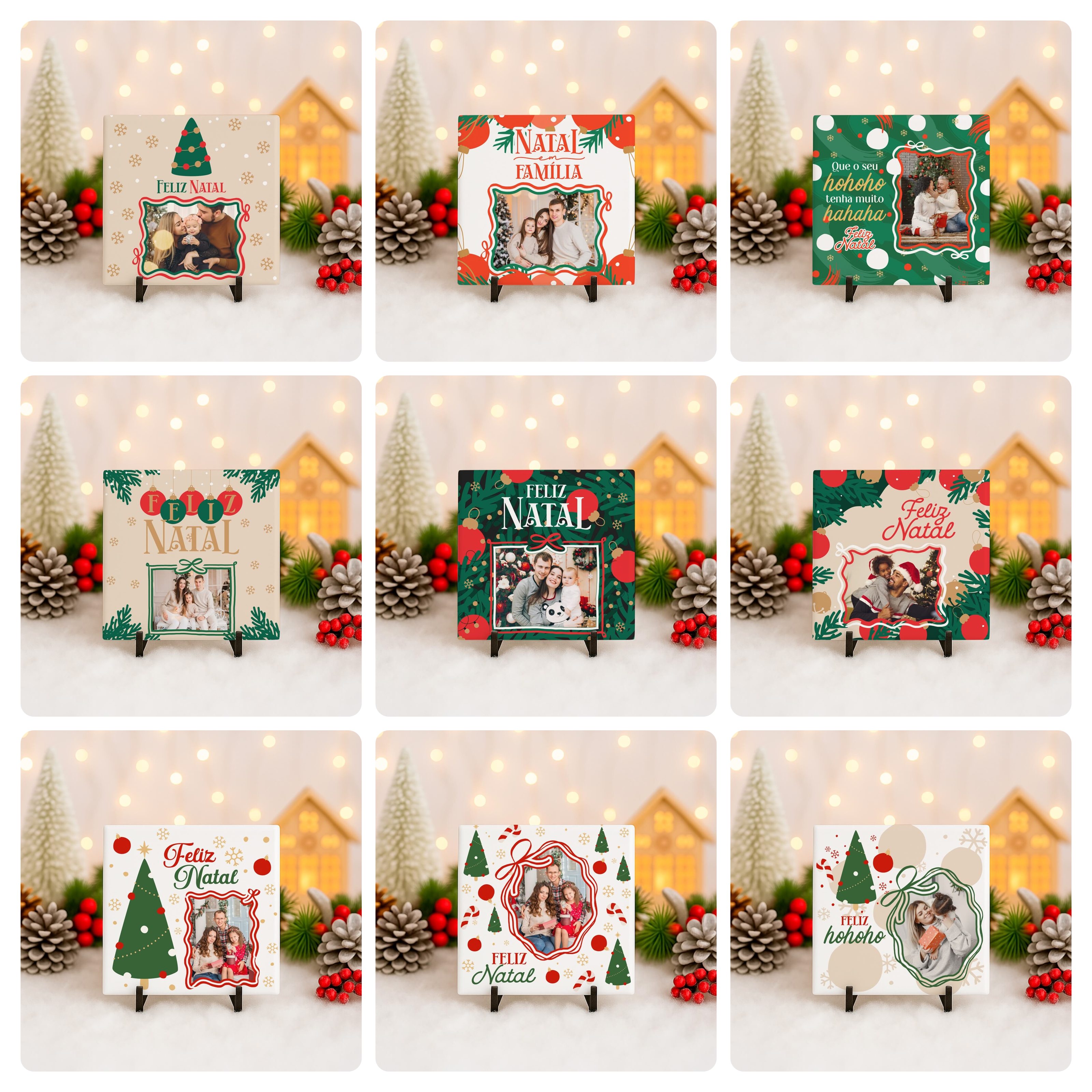 72 Artes para Caneca Camisa e Azulejo Natal Com Foto Arquivo Editável 7