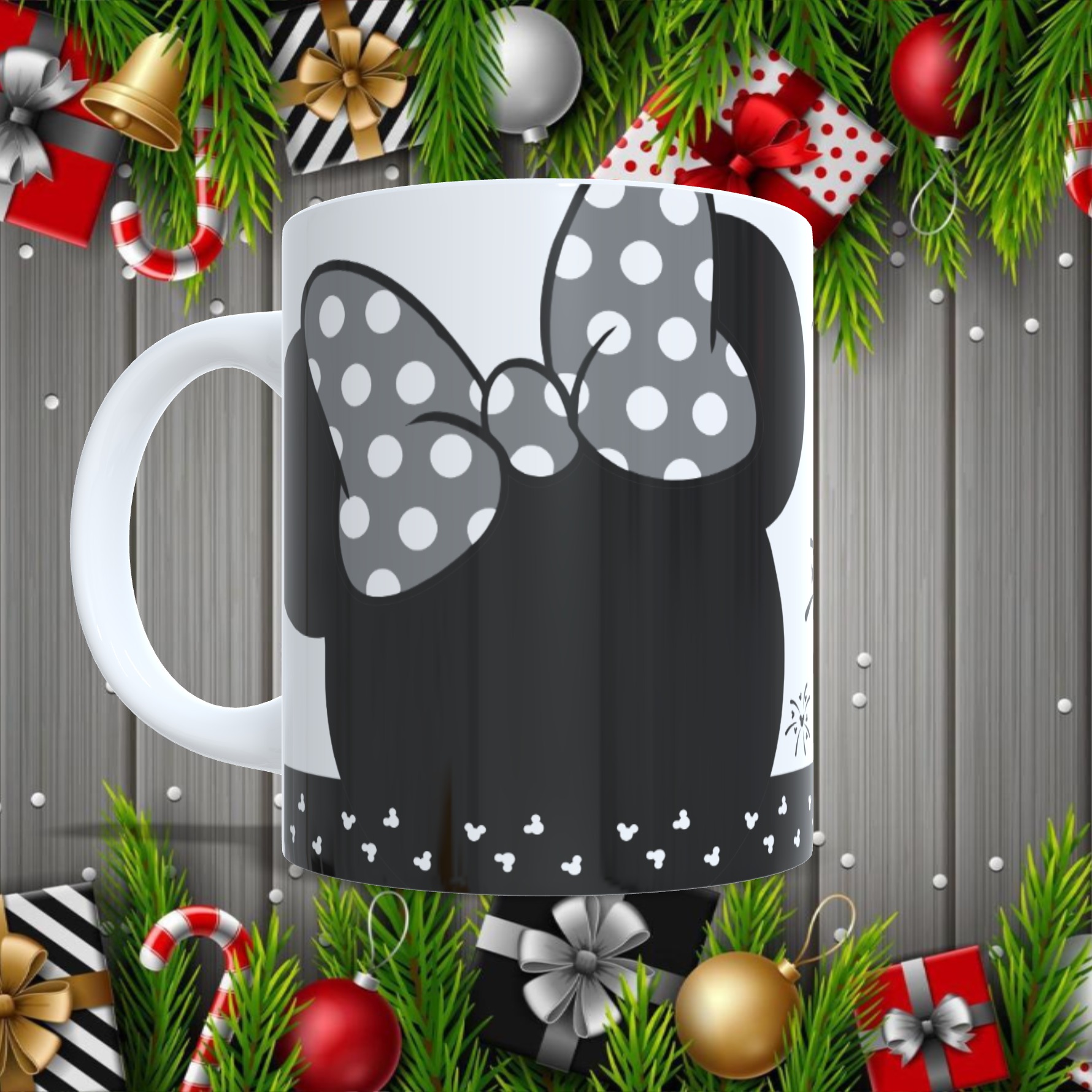 7 Artes para Caneca Disney Ano Novo 2026 Arquivo Editável  7