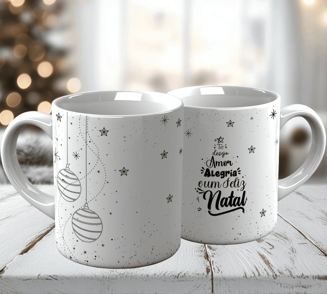 10 Artes para Caneca Natal Minimalista Arquivo em Jpg 4