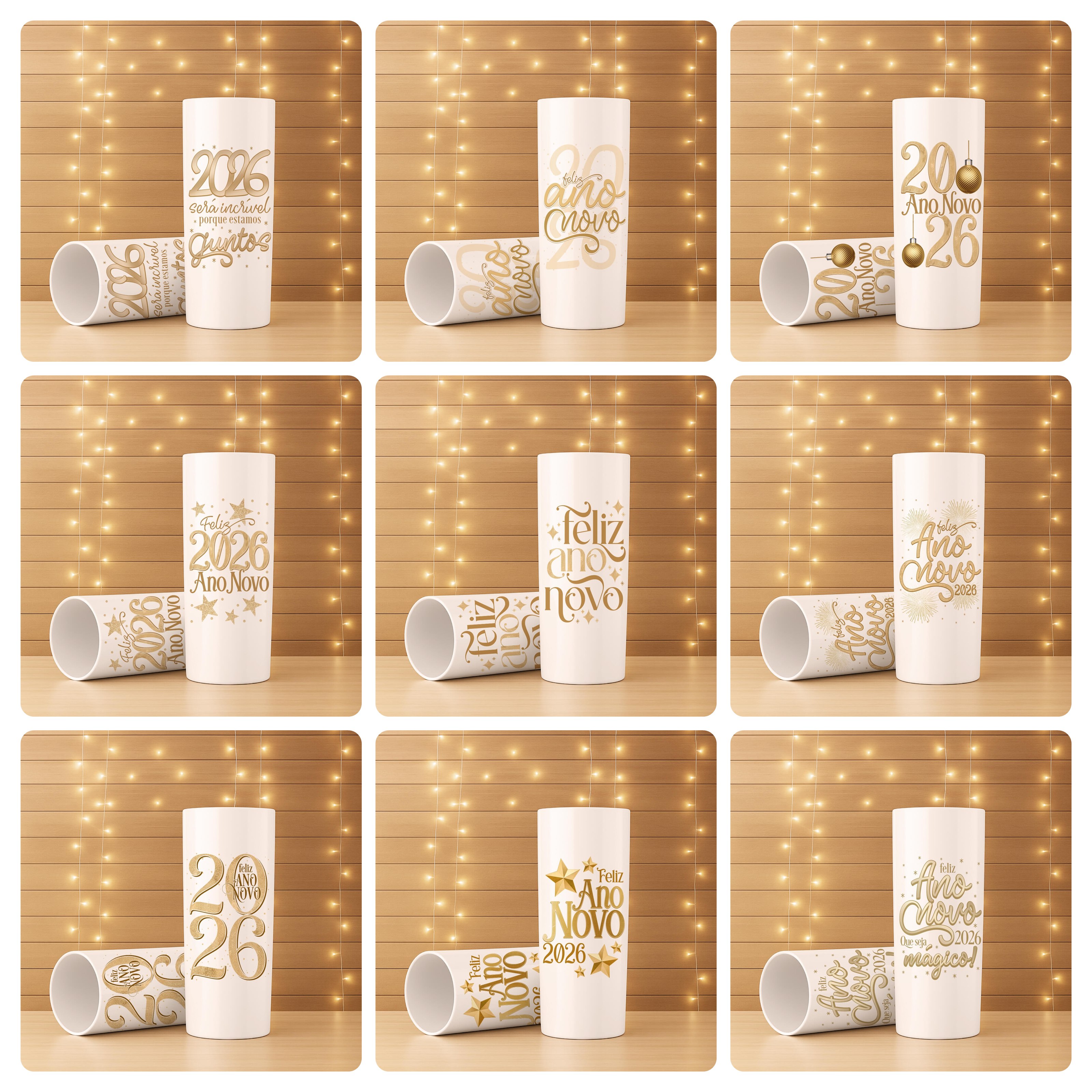 168 Artes para Camisa, Caneca, Body, Copo e Capa agenda Ano novo 2026 Arquivo Editável e Jpg 3