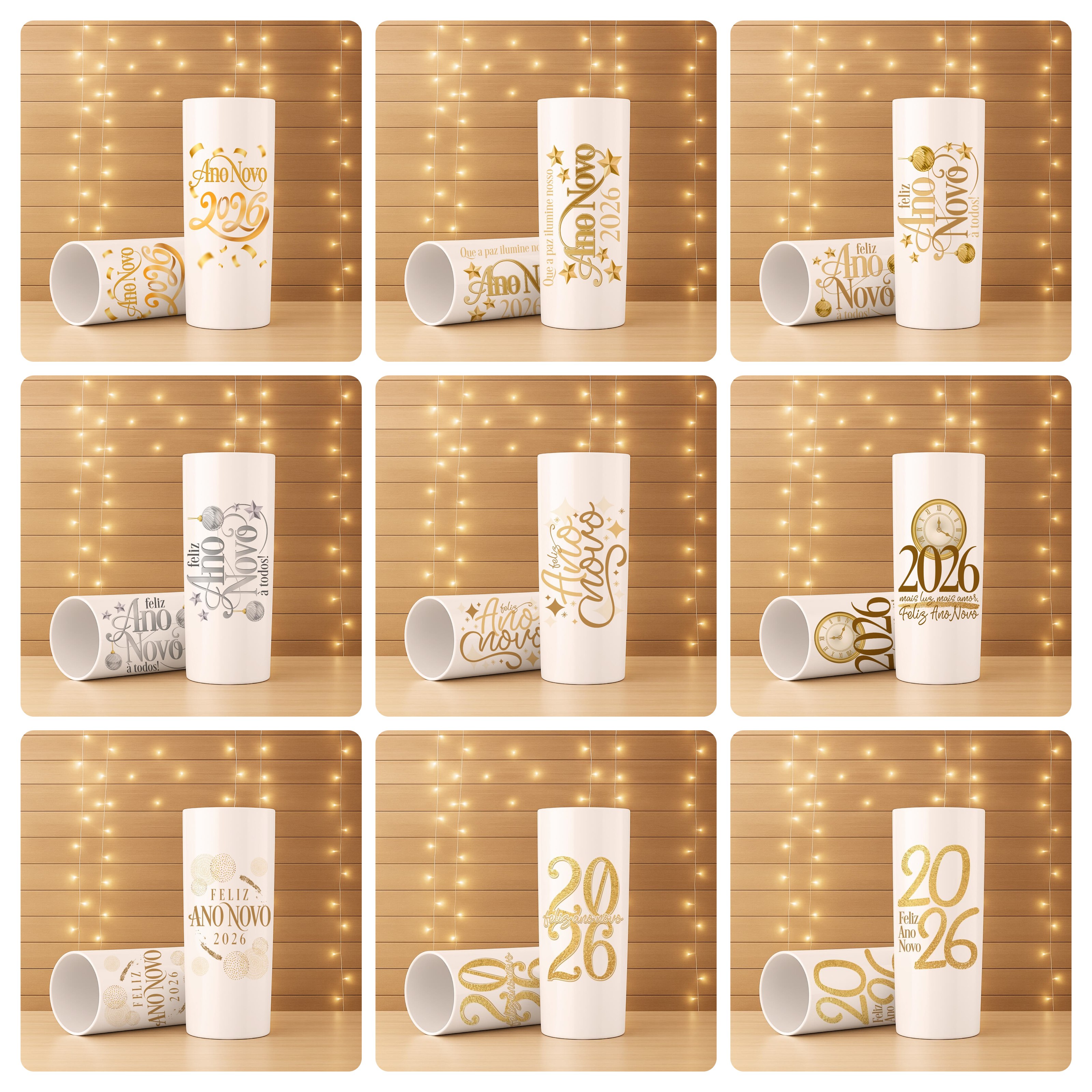 168 Artes para Camisa, Caneca, Body, Copo e Capa agenda Ano novo 2026 Arquivo Editável e Jpg 5