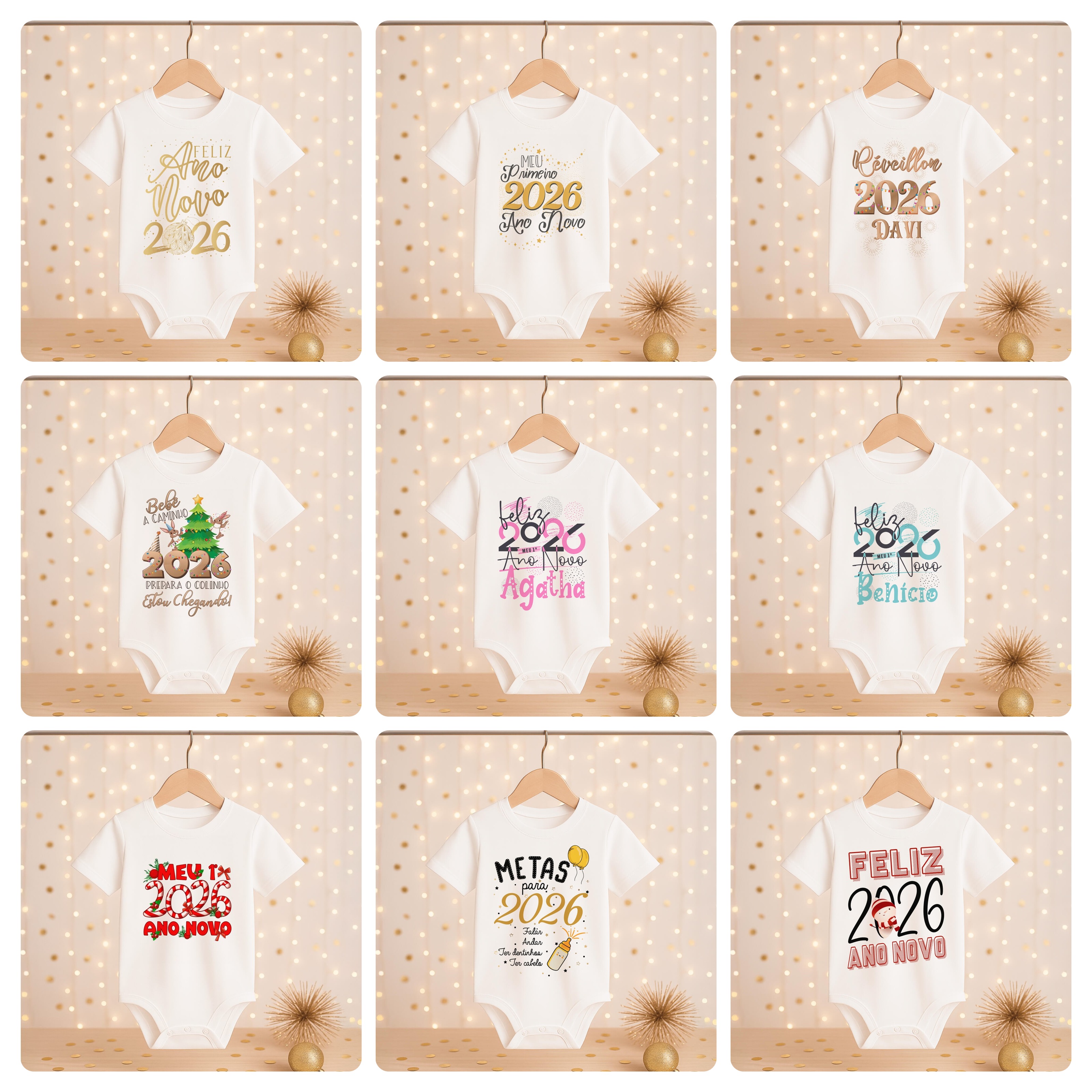 168 Artes para Camisa, Caneca, Body, Copo e Capa agenda Ano novo 2026 Arquivo Editável e Jpg 16