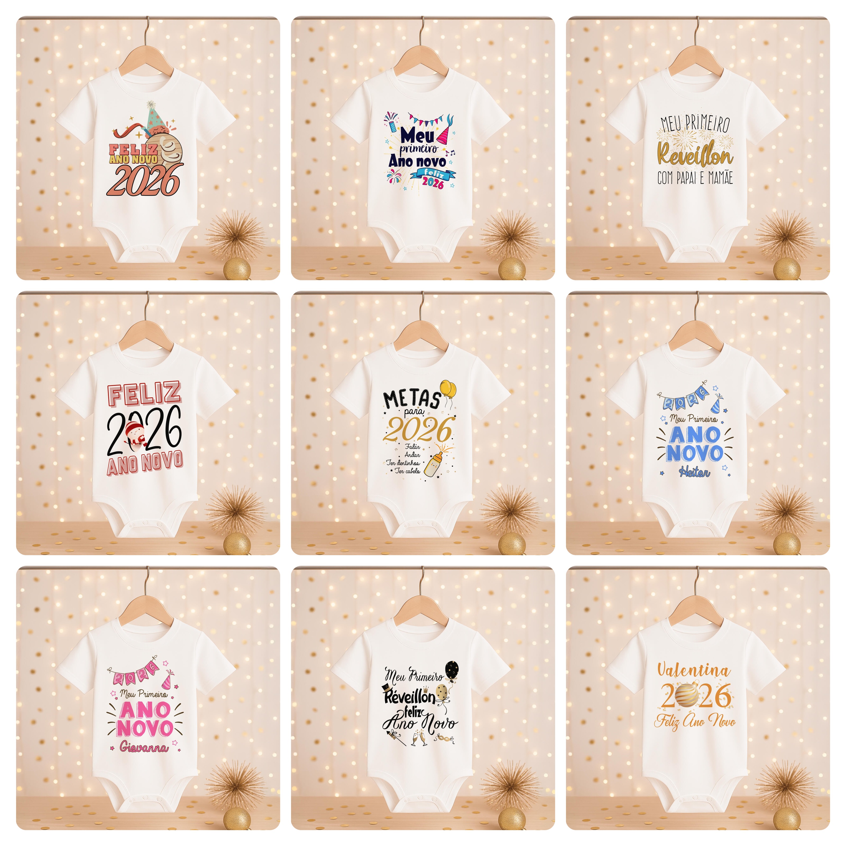 168 Artes para Camisa, Caneca, Body, Copo e Capa agenda Ano novo 2026 Arquivo Editável e Jpg 19