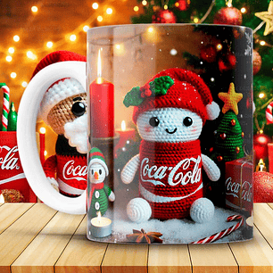 12 Artes para Caneca Coca Cola Natal Arquivo em Png