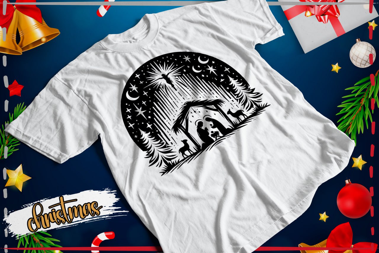 11 Artes para Camisa Natal em Png 5