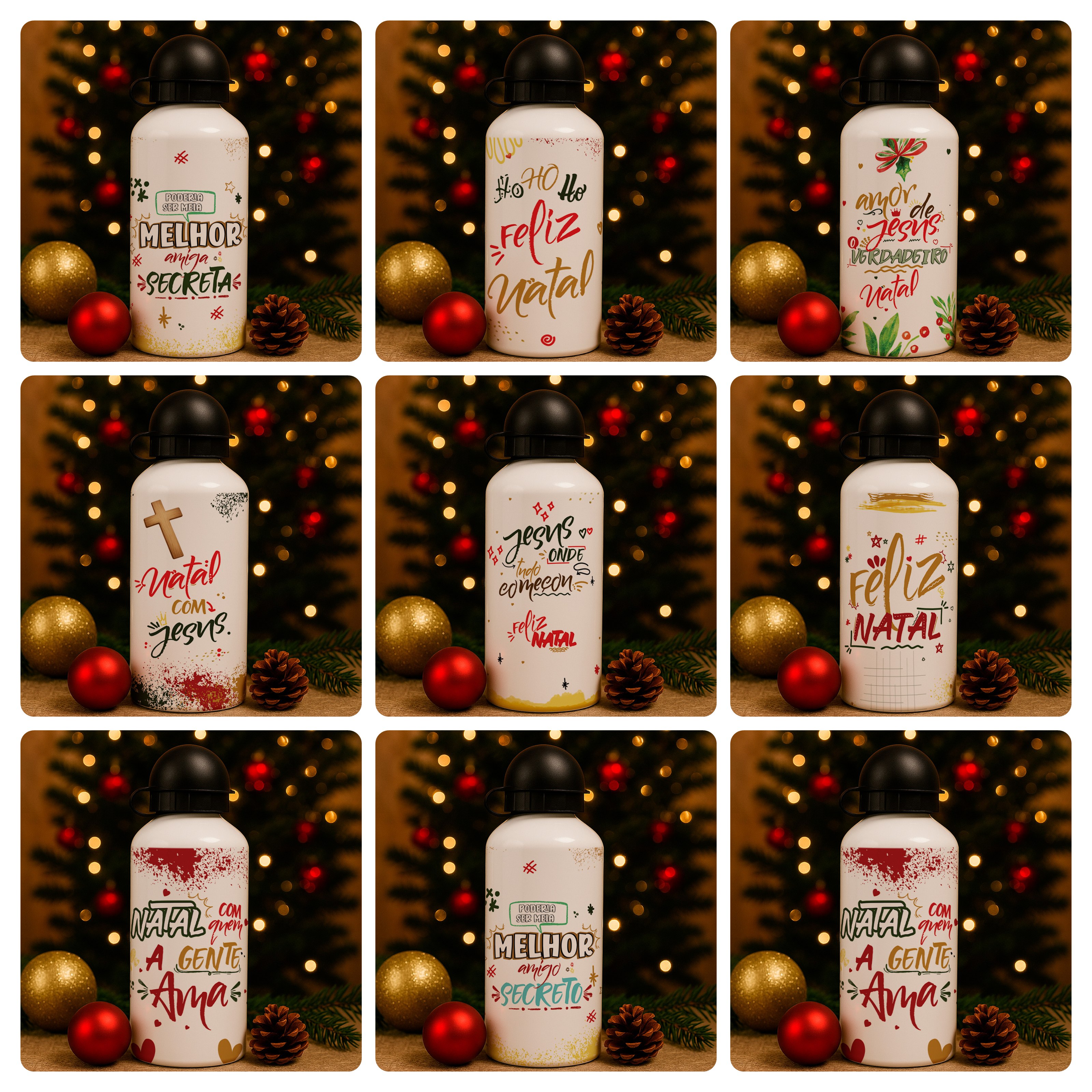 74 Artes para Caneca, Squeze, Azulejo e Outros Natal Arquivo Editável  4