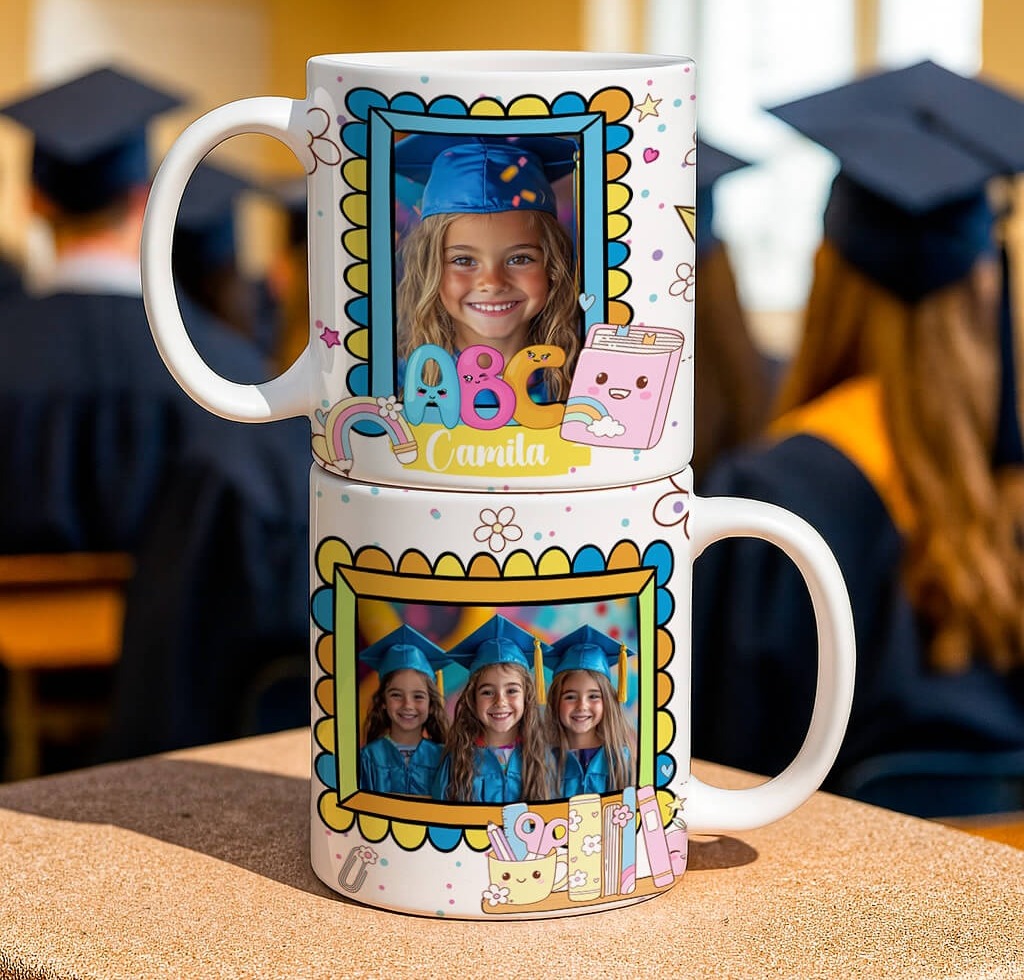 6 Artes para Caneca Mini Formandos ABC Arquivo Editável 1