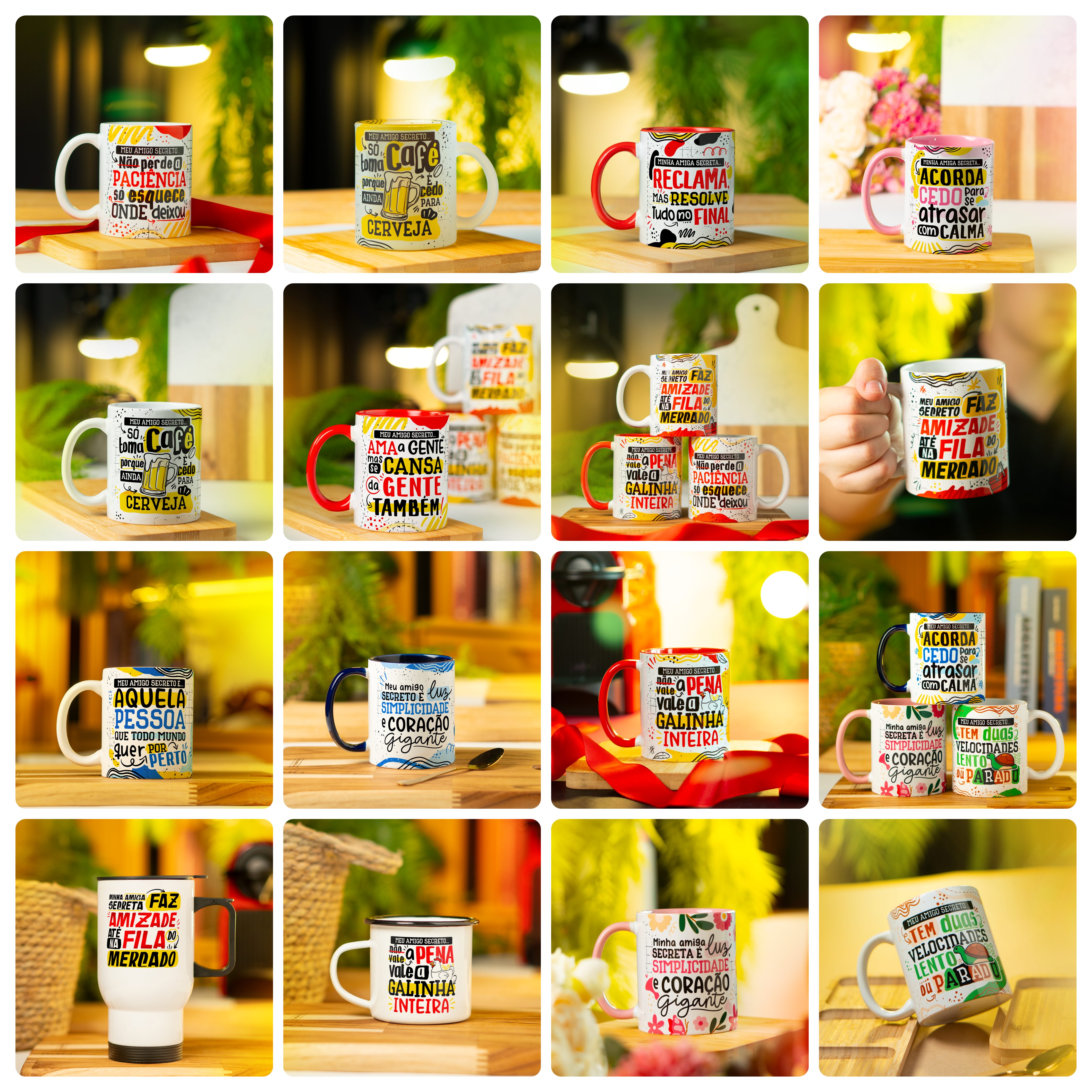 26 Artes para Caneca Amigo Secreto 2025 Arquivo em Png  1