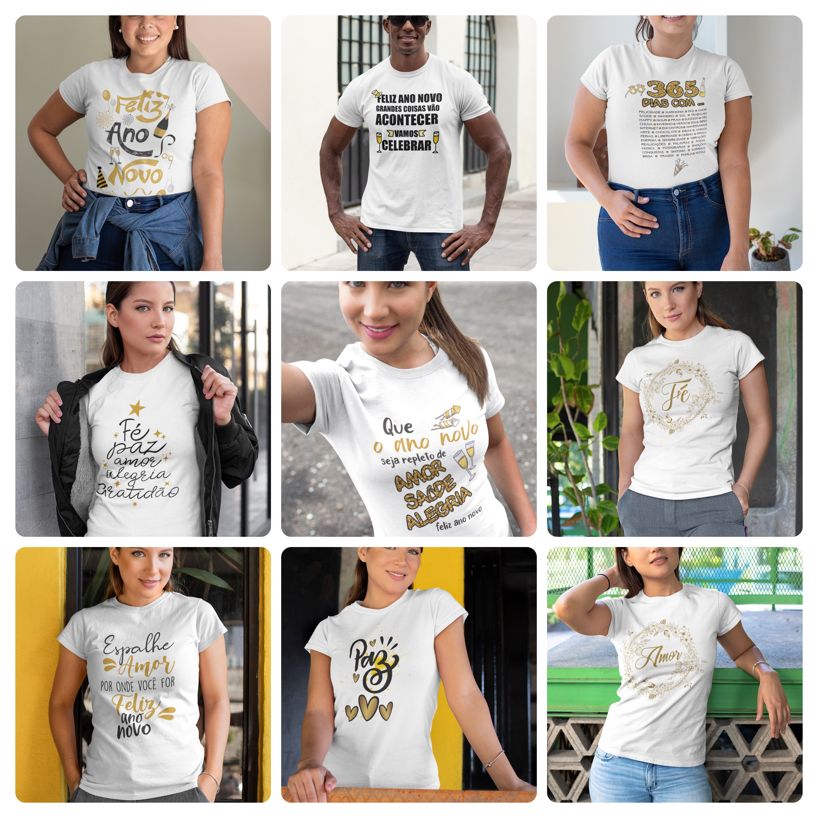 77 Artes para Caneca, Copo Chope e Camisa Ano Novo 2026 Arquivo editável 1