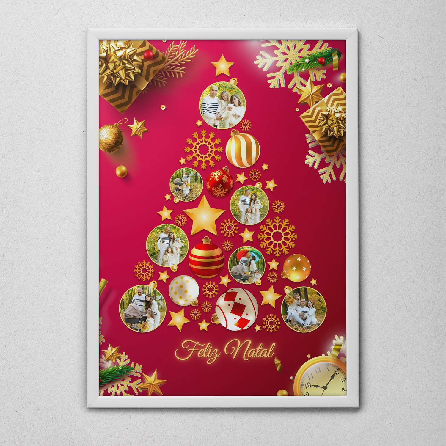 6 Artes para Quadro Natal Arquivo Editável  5