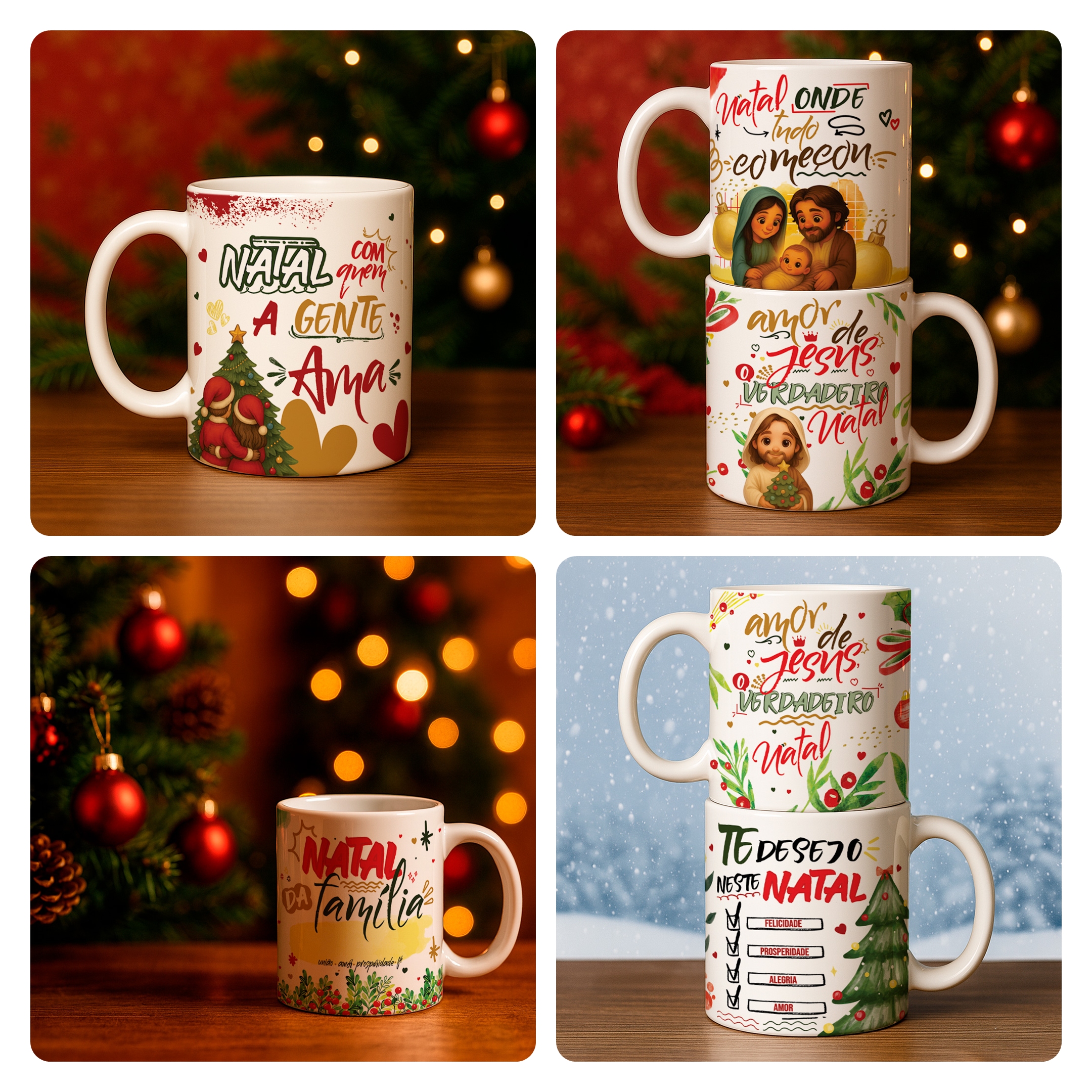 74 Artes para Caneca, Squeze, Azulejo e Outros Natal Arquivo Editável  10