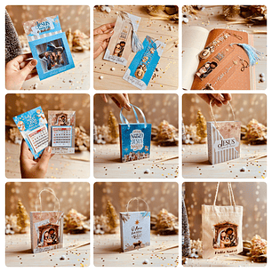 Arquivos de Corte Mimos Natal Cristão Jesus nossa Luz Arquivo em Pdf 