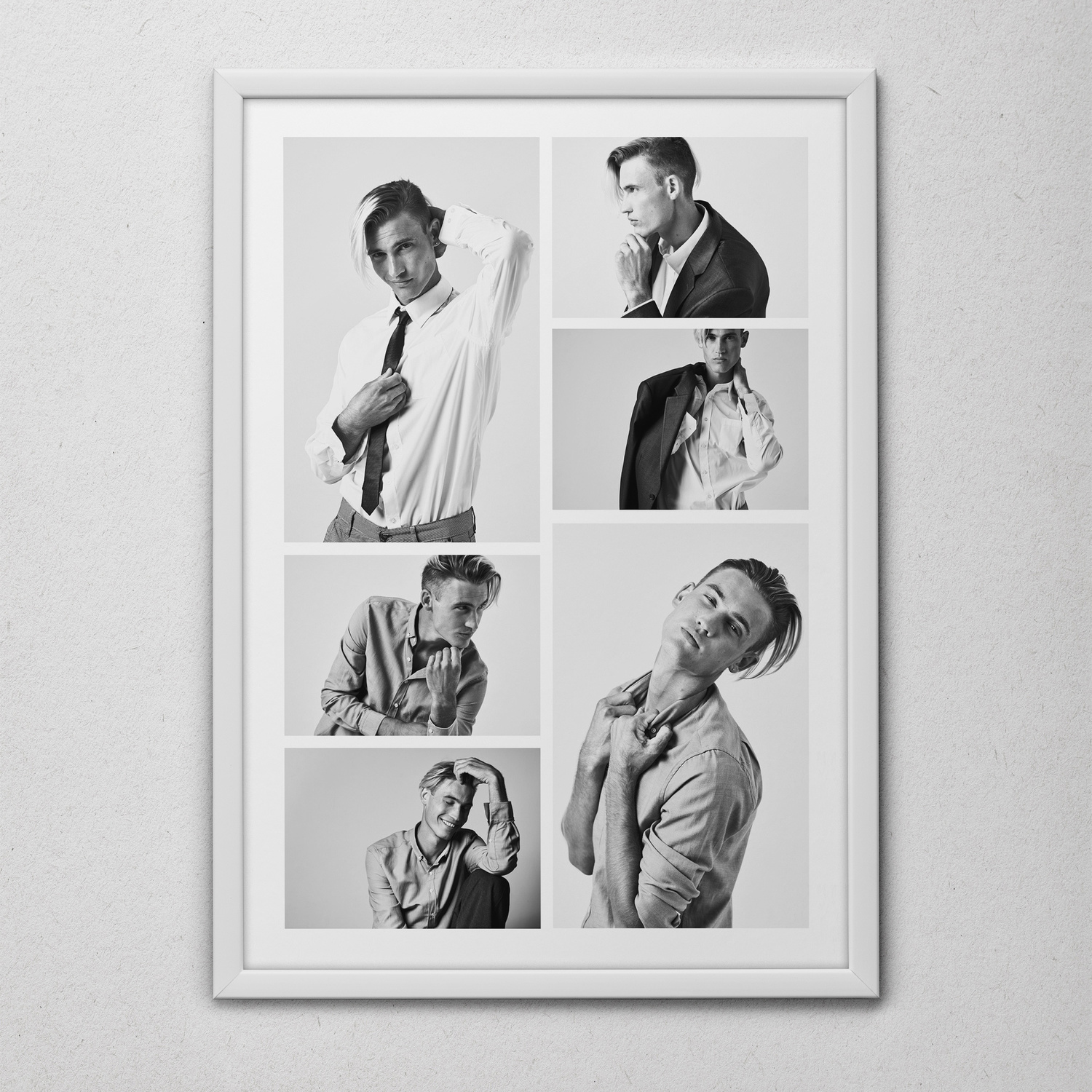 15 Artes para Quadro Colagens de Fotos Arquivo Editável  8