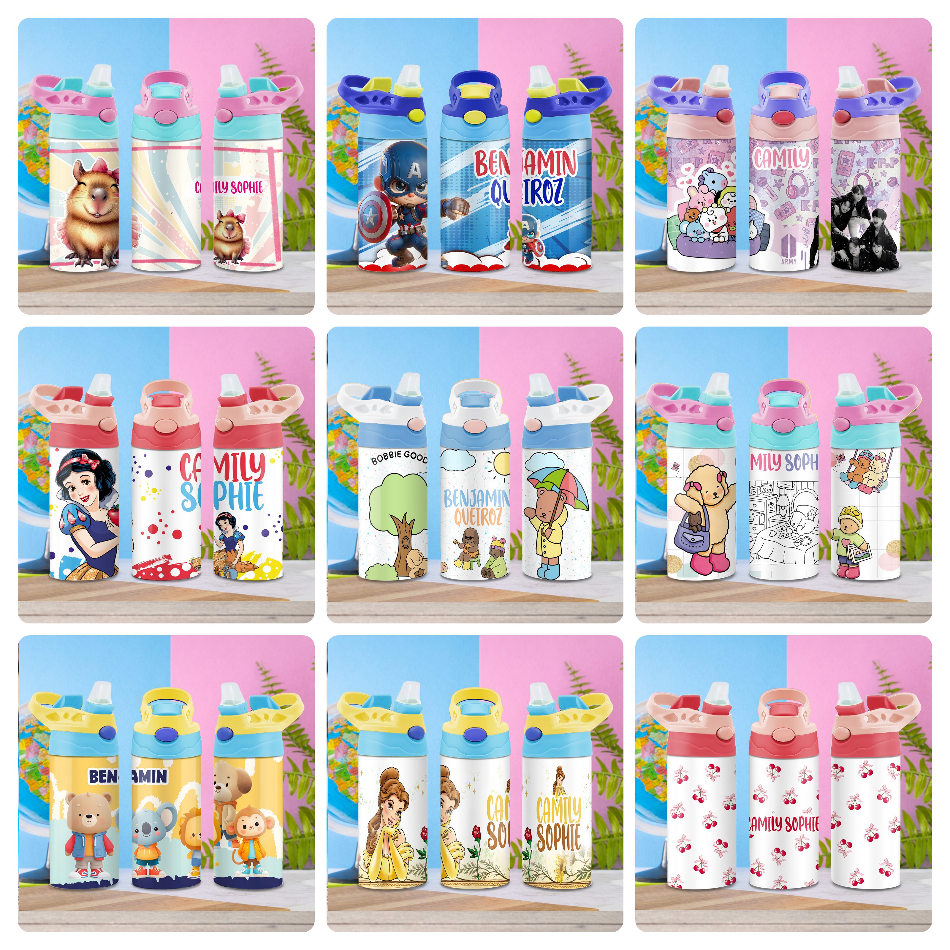 84 Artes para Squeeze Personagens Volume 1 e 2 Arquivo Editável 1