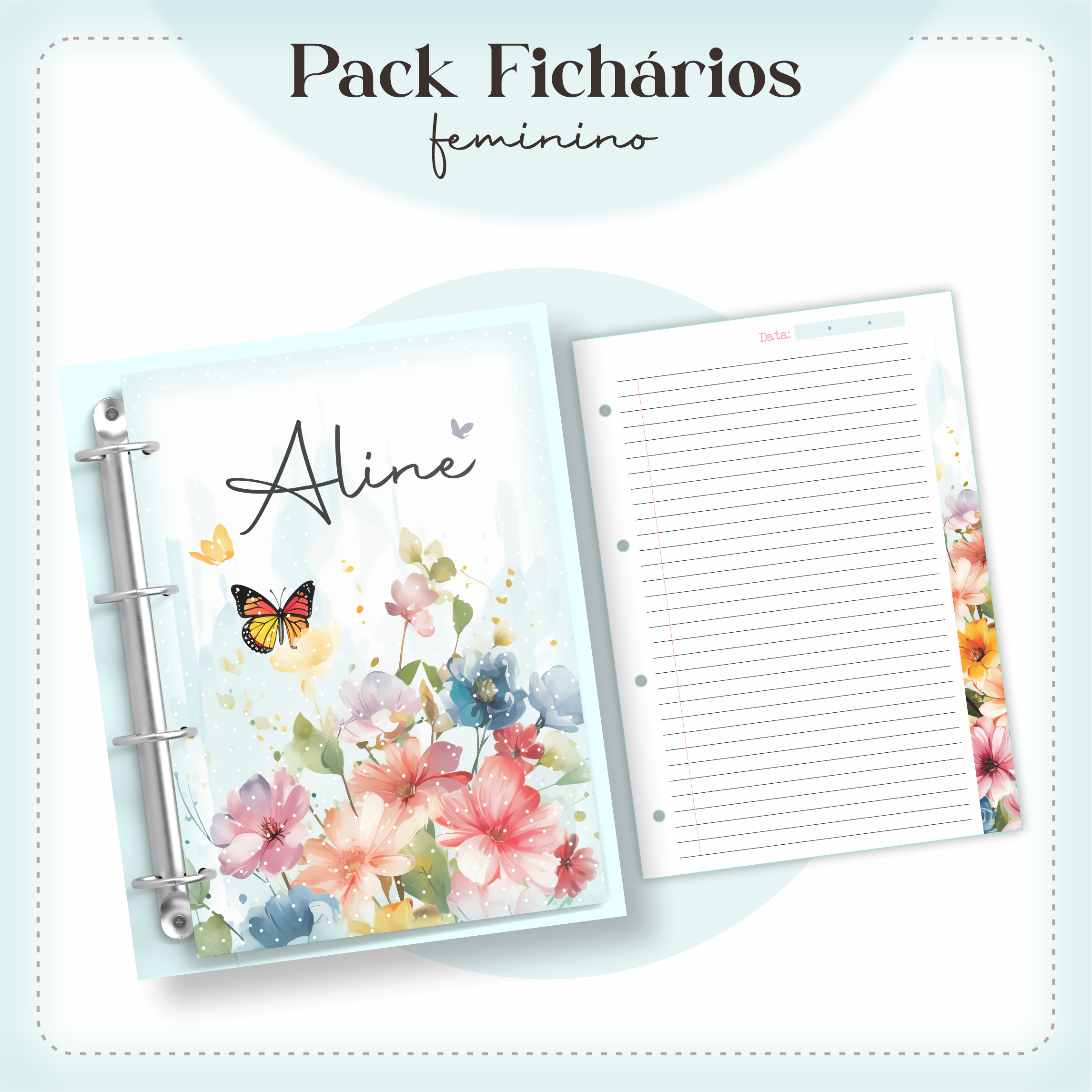 Arquivo encadernação Ficharios Masculino e Feminino Arquivo em Pdf  2