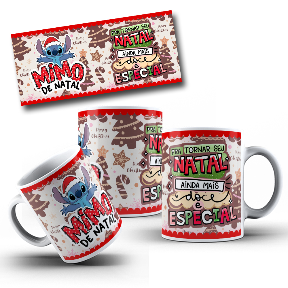 13 Artes para Caneca Mimo de Natal Papai Noel Arquivo em Png  4