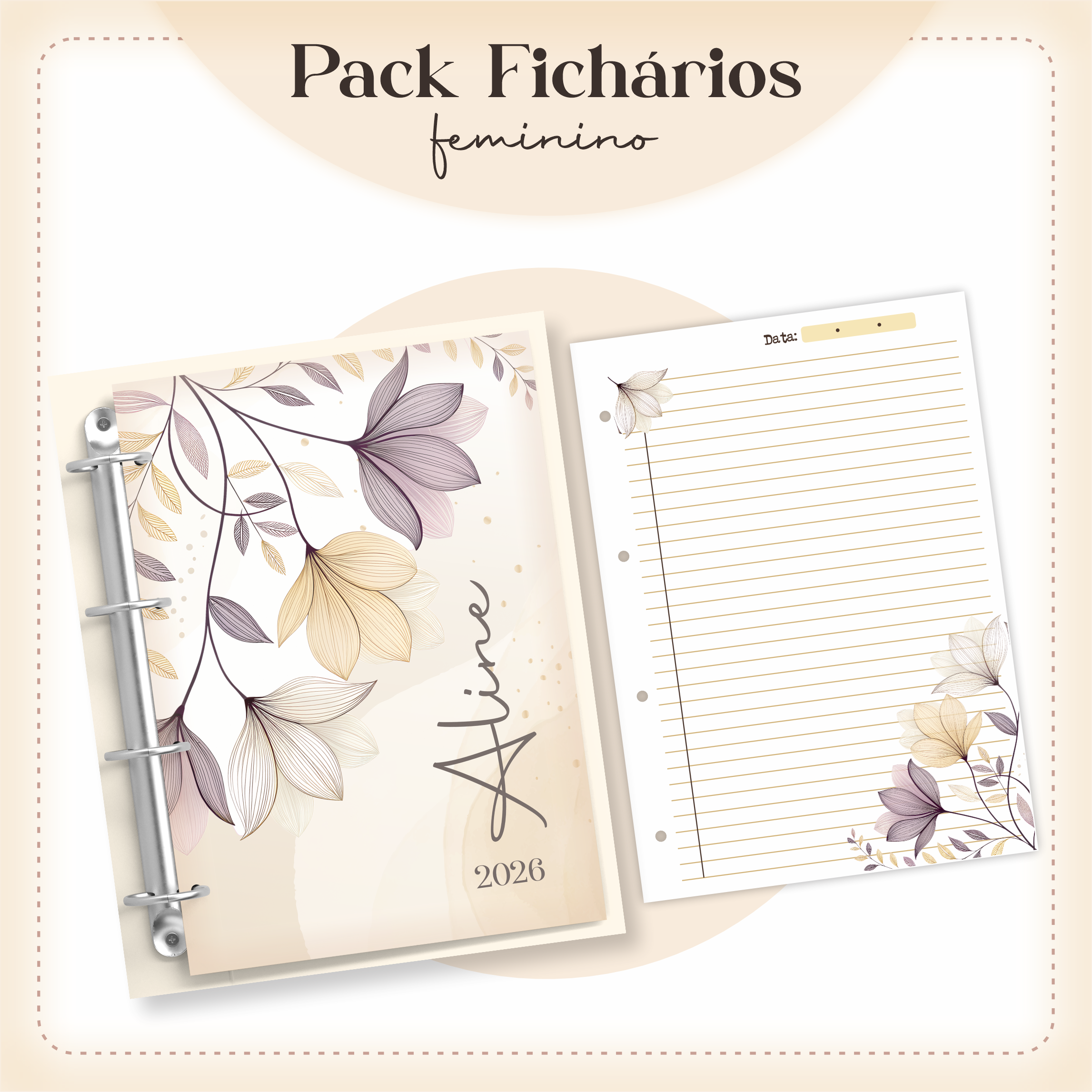 Arquivo encadernação Ficharios Masculino e Feminino Arquivo em Pdf  3