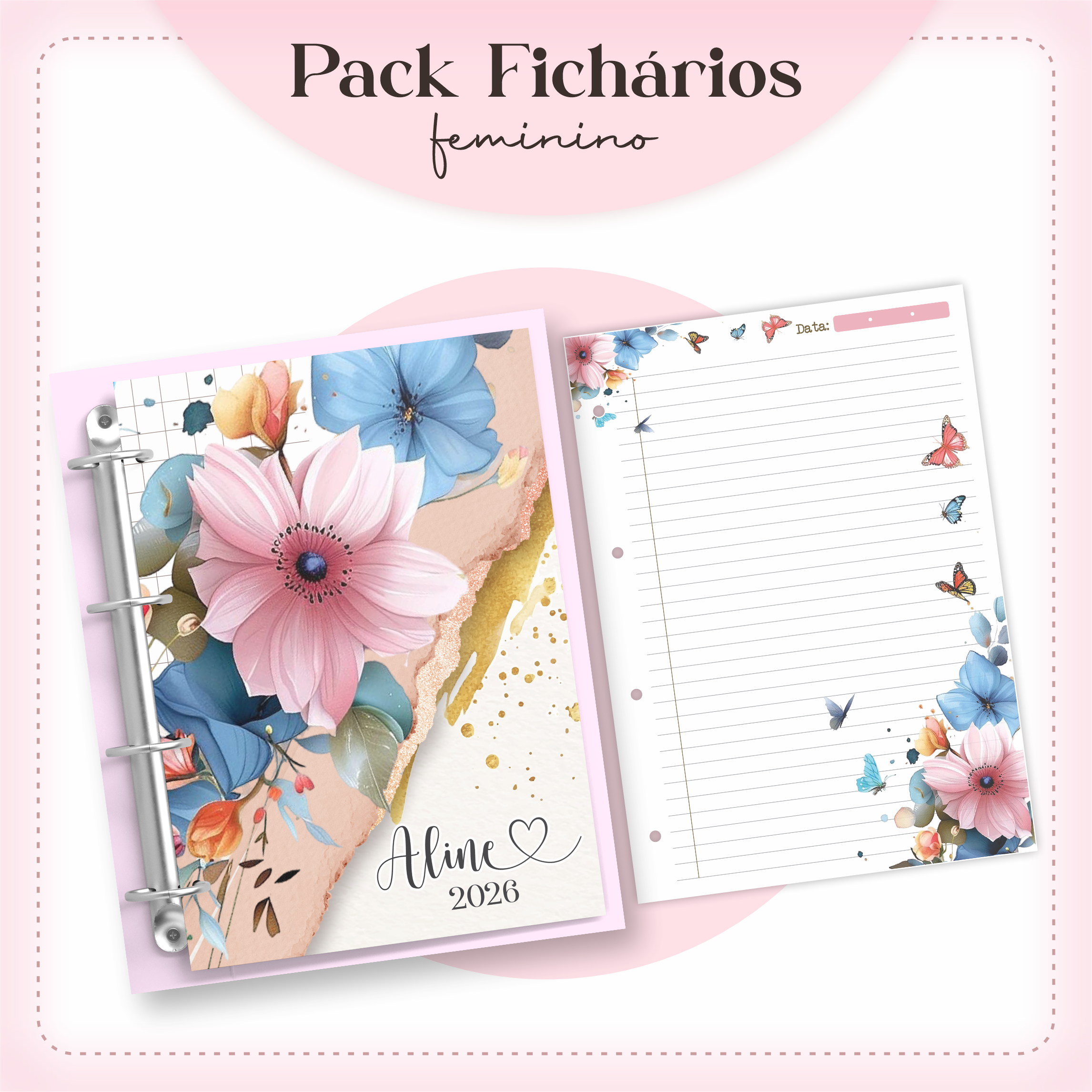 Arquivo encadernação Ficharios Masculino e Feminino Arquivo em Pdf  4