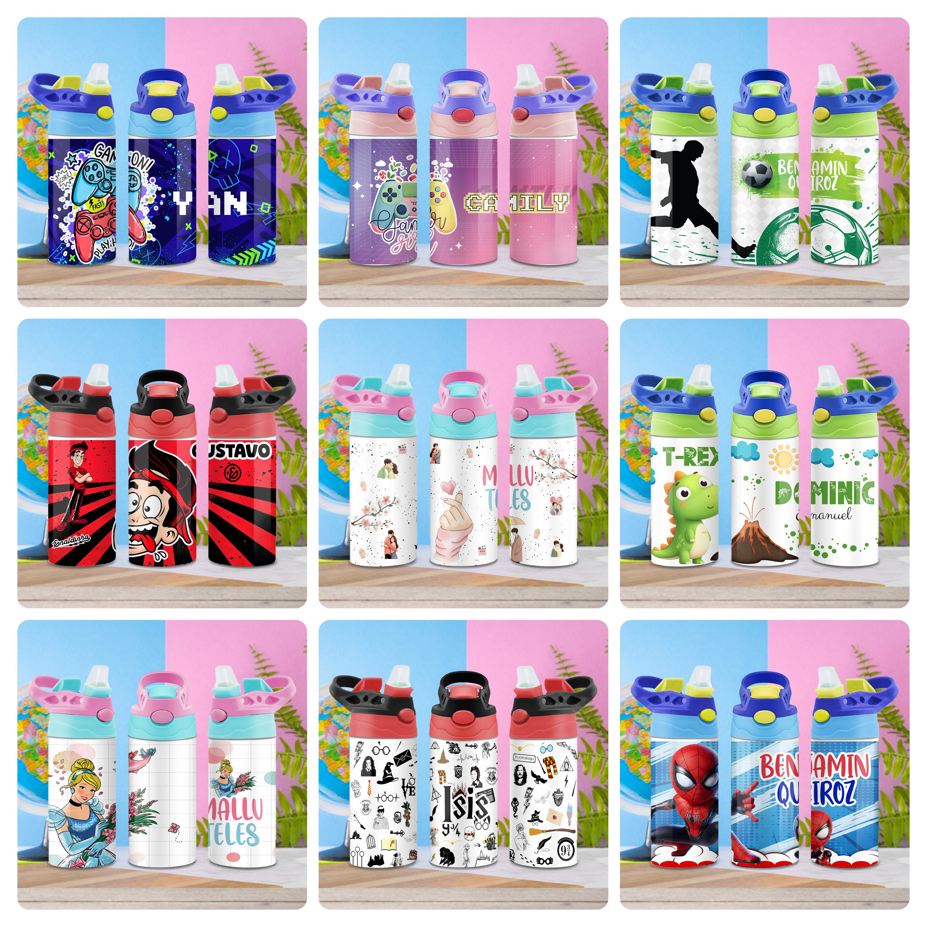 84 Artes para Squeeze Personagens Volume 1 e 2 Arquivo Editável 7