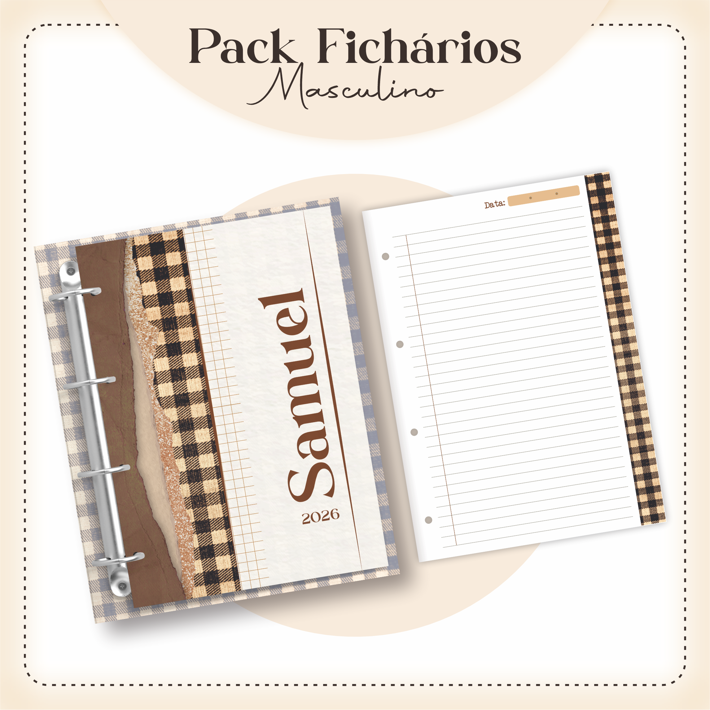 Arquivo encadernação Ficharios Masculino e Feminino Arquivo em Pdf  7