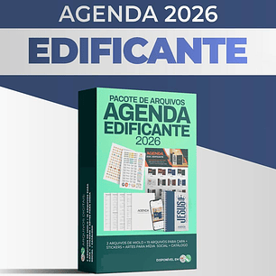 Arquivo Agenda Edificante Gospel 2026 Arquivo Editável 