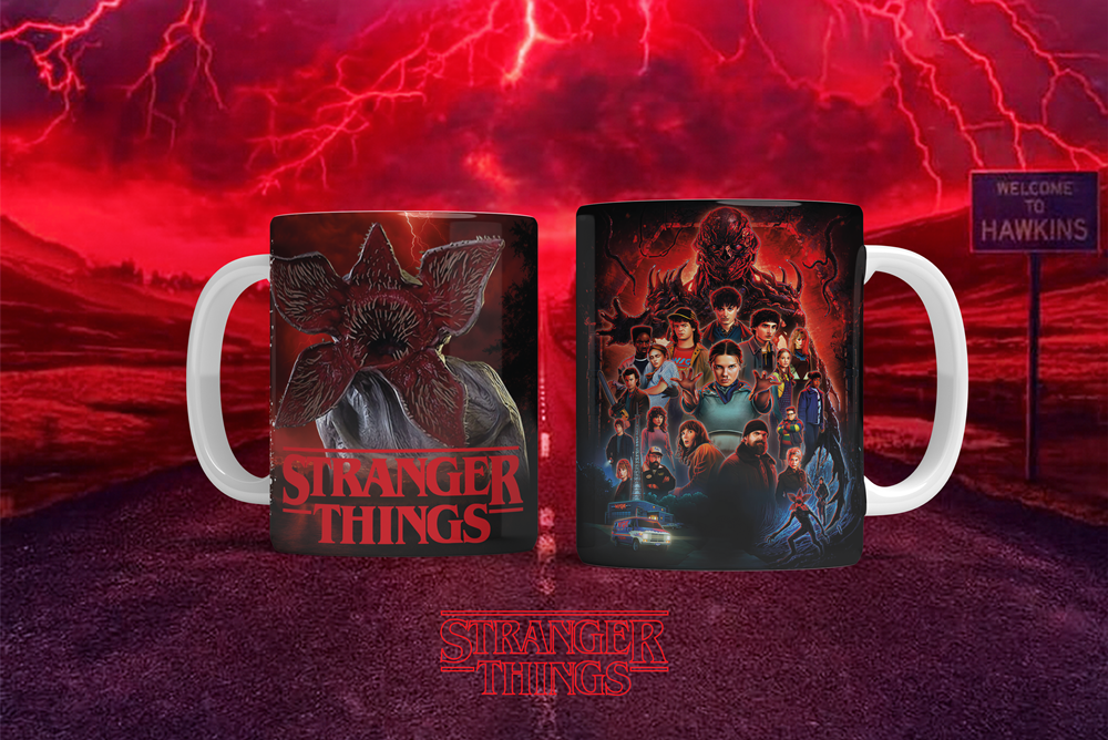 12 Artes para Caneca Stranger Things Arquivo em Png  3