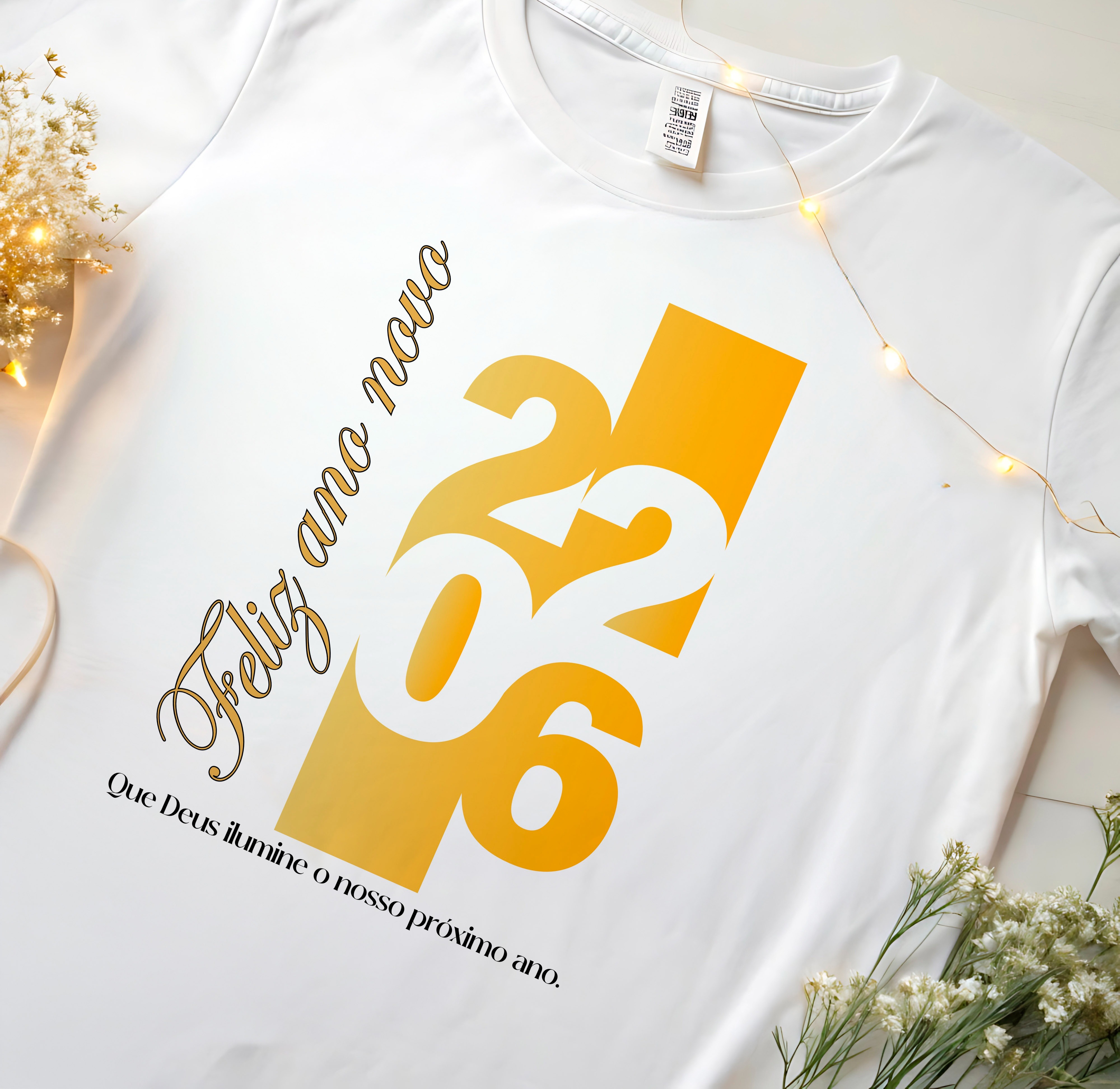 14 Artes para Camisa ou Body Ano Novo 2026 Arquivo Editável  4