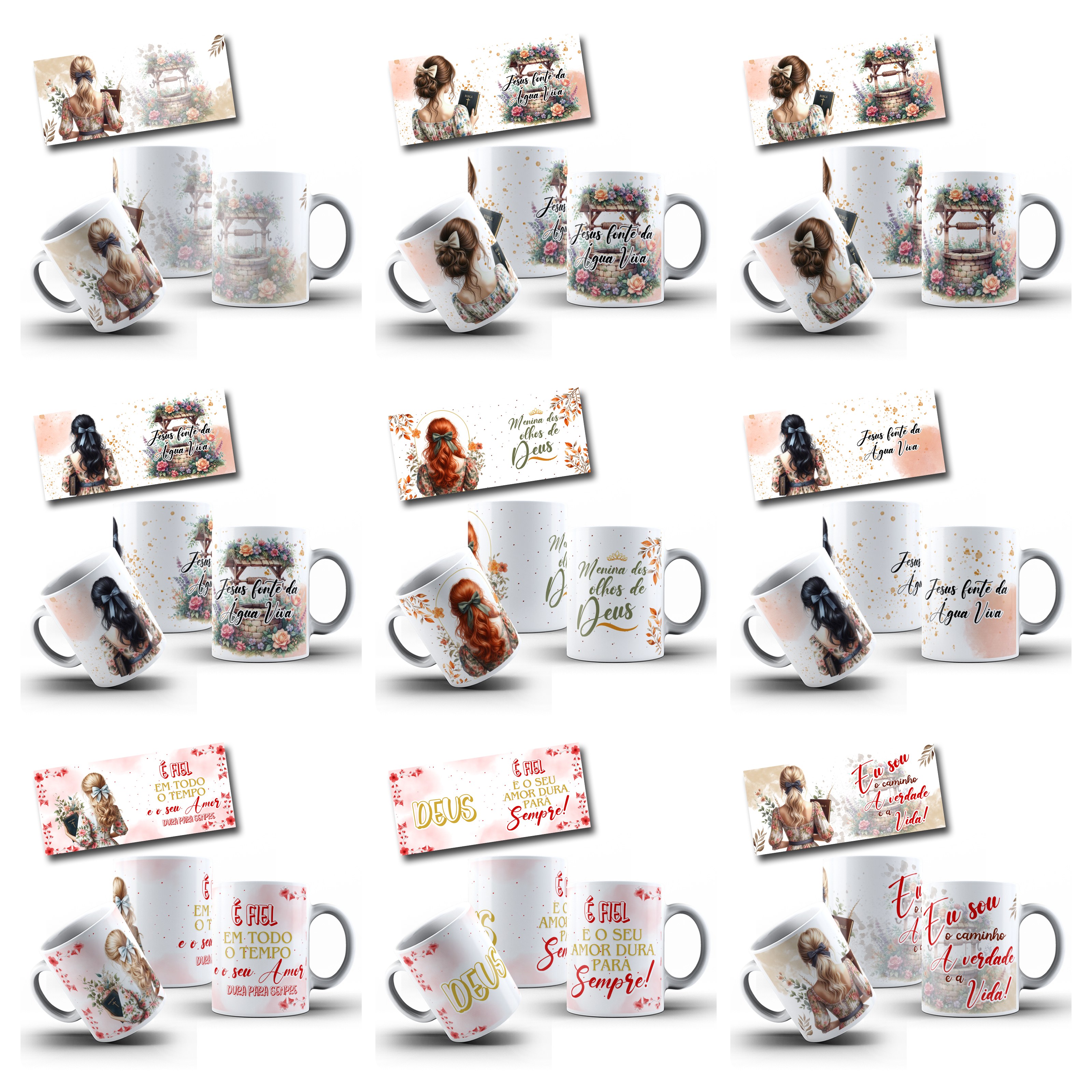 33 Artes para Caneca Deus Amor infinito Arquivo em Png 3