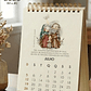 Arquivo Calendário de Mesa Santinhos 2026 Arquivo em Pdf  - Thumbnail 1