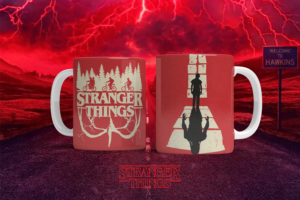 12 Artes para Caneca Stranger Things Arquivo em Png  11