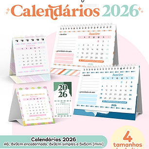 Arquivos para Calendários 2026 Arquivo em Pdf 