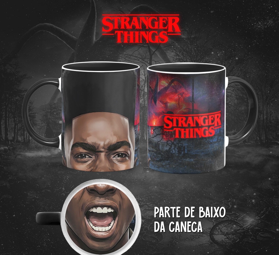 13 Artes para Caneca Bocão Stranger Things em Png 13