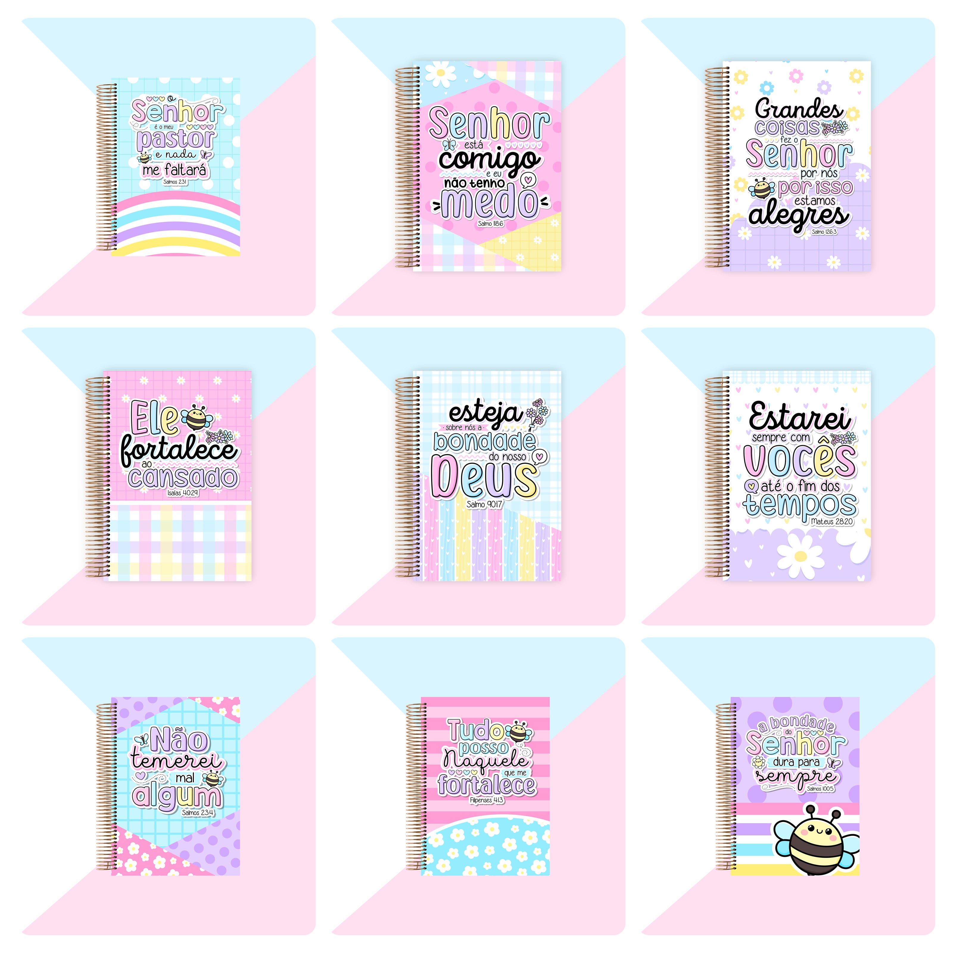 Kit Digital Versículos Fofinhos 6 - Encadernação 2026  2