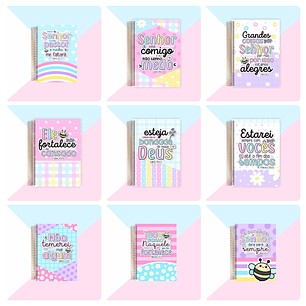 Kit Digital Versículos Fofinhos 6 - Encadernação 2026 