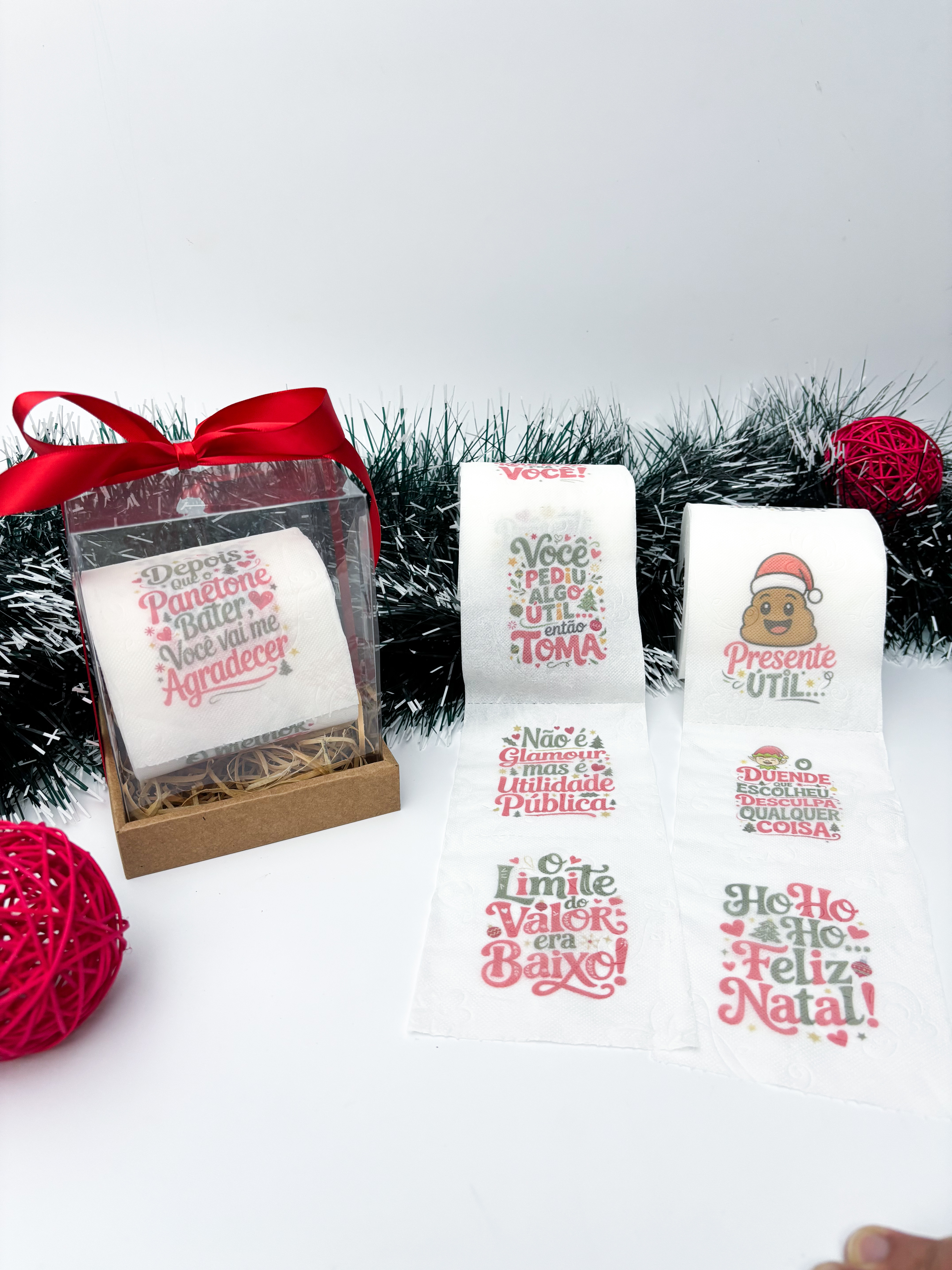 Arquivo para Sublimar Papel Higienico Natal Secreto Zueira Arquivo em Png 4