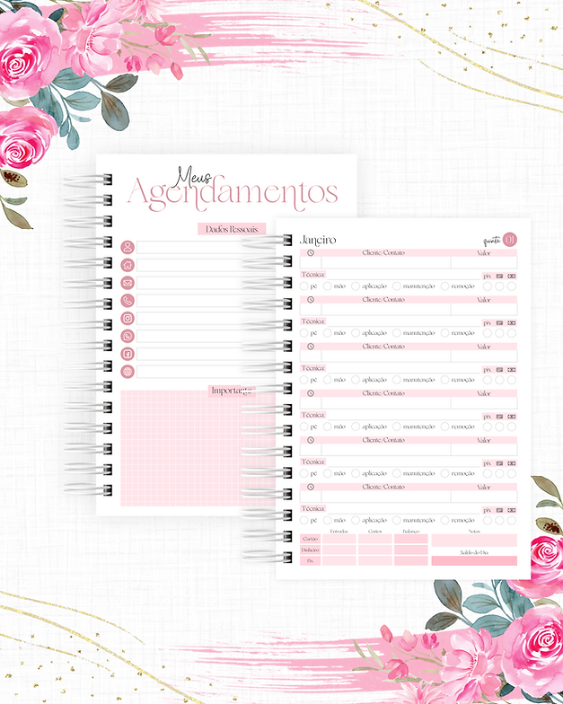 Coleção Digital Agendamentos 2026 Completa 3