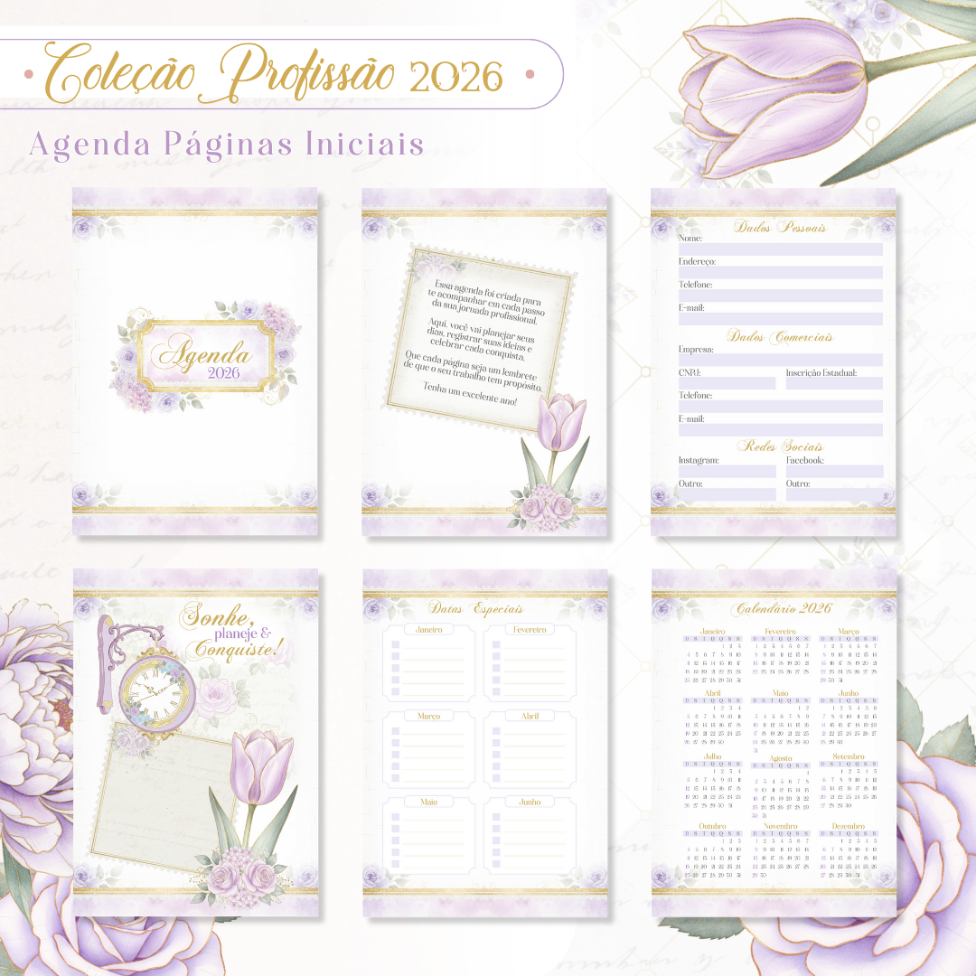 Coleção Profissões Feminina 2026 Arquivo em Pdf 5