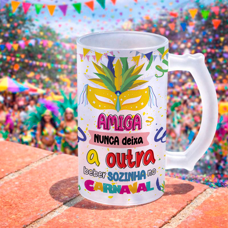 10 Artes para Caneca Chopp 2026 Carnaval Arquivo Editável 2