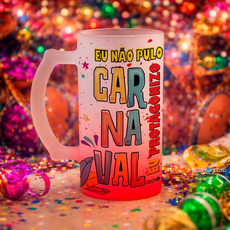 10 Artes para Caneca Chopp 2026 Carnaval Arquivo Editável 3
