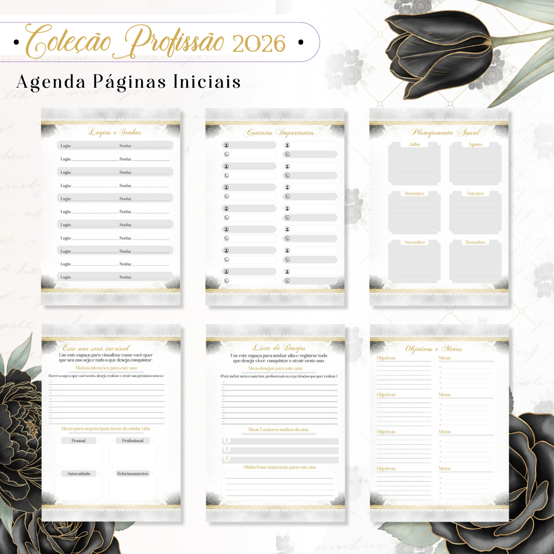 Coleção Profissões Feminina 2026 Arquivo em Pdf 9