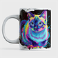 10 Artes para Caneca Gato Neon Arquivo em Png  - Miniatura 9