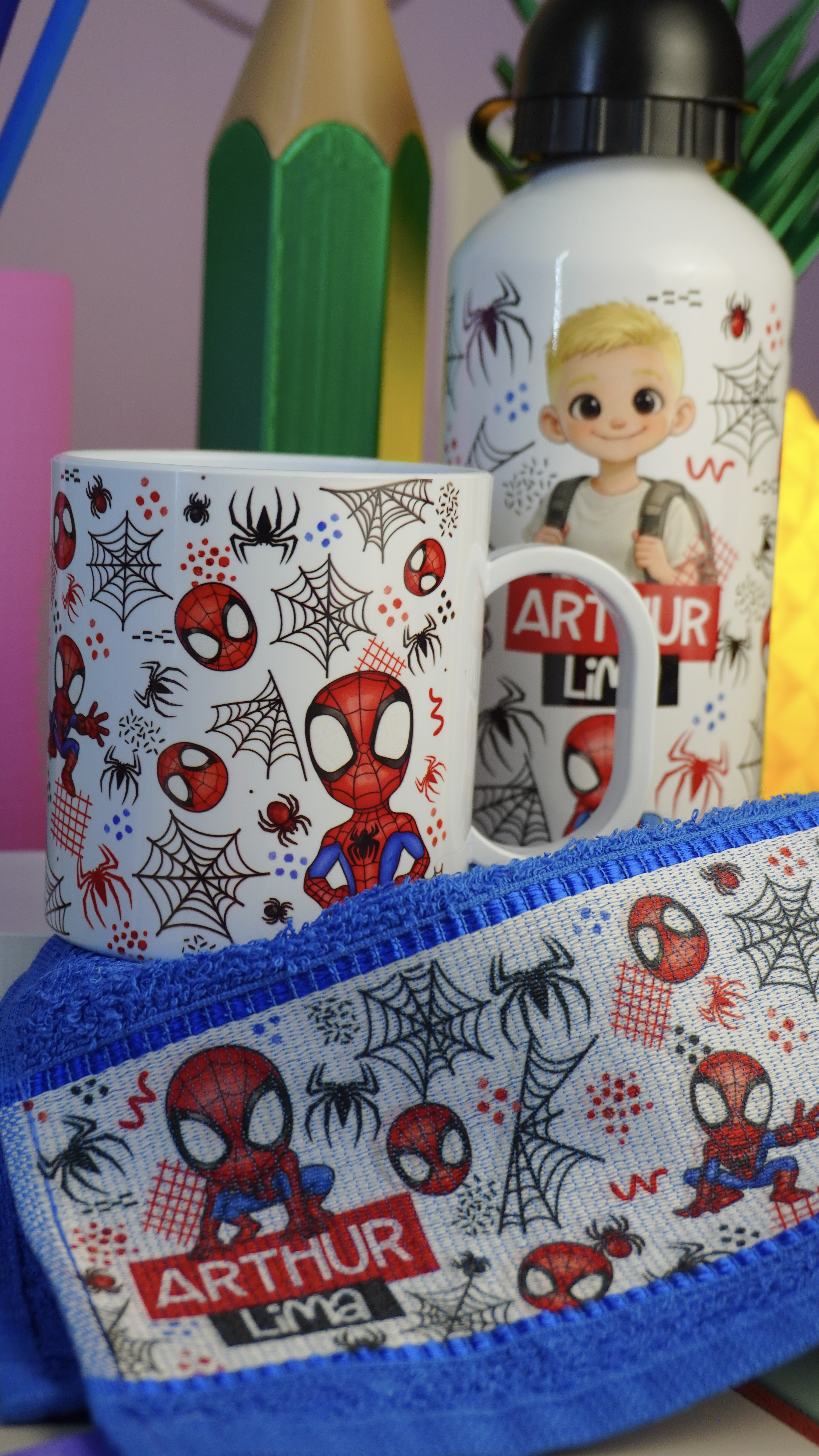 90 Artes para Sublimação Caneca Garrafa e Toalhinha Volta as Aulas Arquivo em Png  7