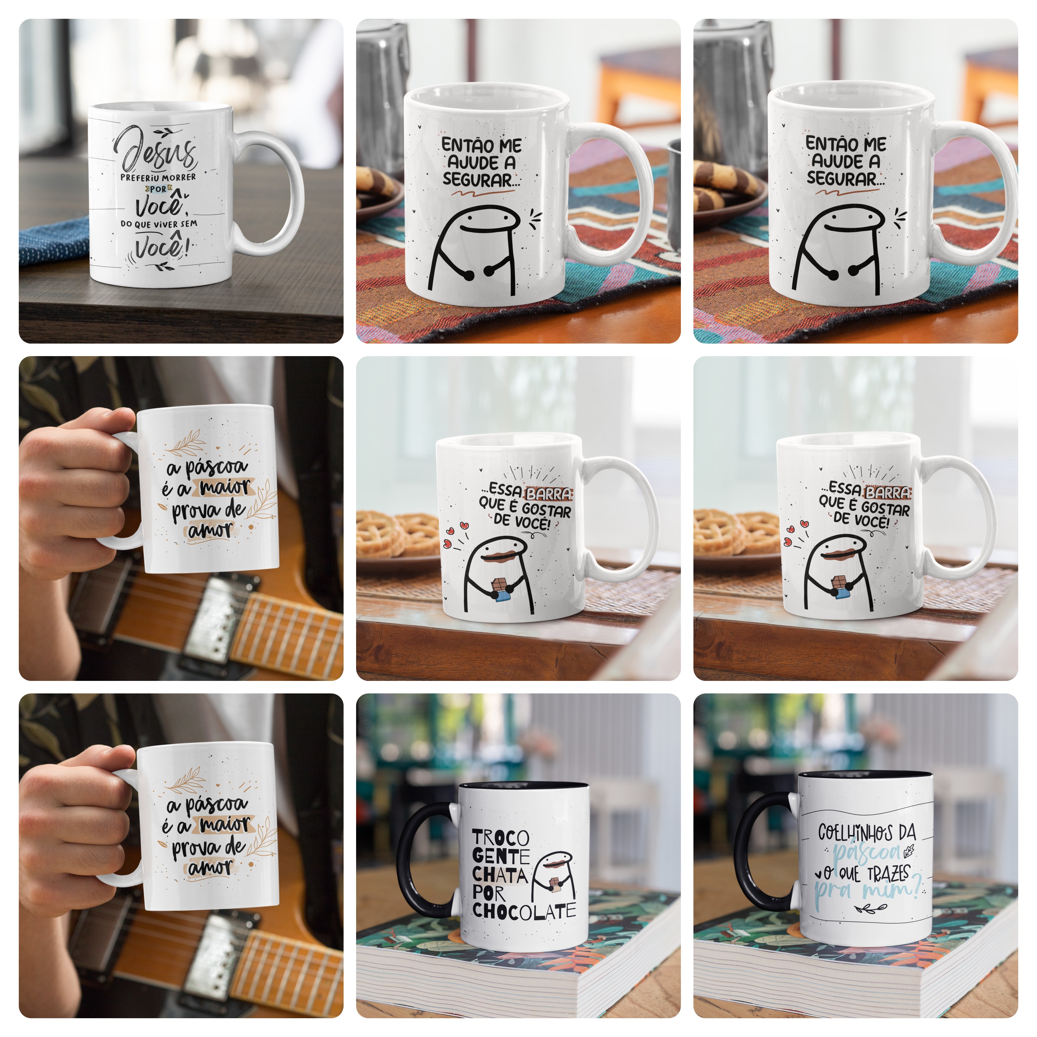 15 Artes para Caneca Exclusivo Páscoa Arquivo em Png  3